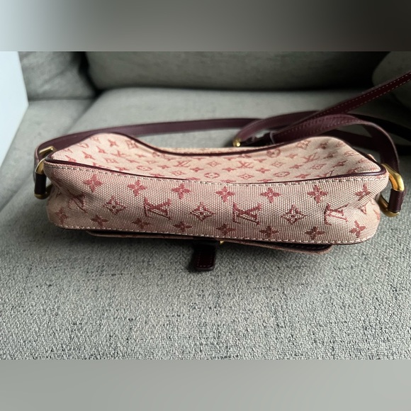 Vintage Louis Vuitton red mini monogram juliet bag denim - Picture 3 of 10